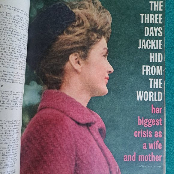 Vintage 1963 Photoplay magazine,Mrs. Burton fights Liz. - Picture 4 of 6